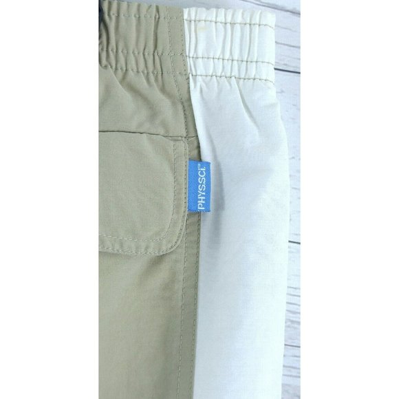 Phys. Sci Men's Tan Convertible Elastic Waist Pants 6 pockets Size XL - Picture 6 of 8